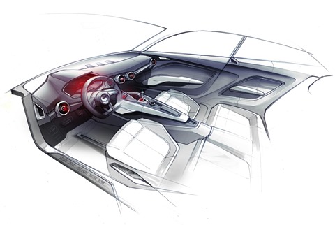 Design-Skizze Exterieur