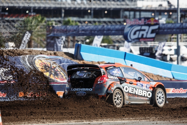 Steve Arpin competes at Red Bull Global Rallycross, in Daytona Beach, FL, USA on 21 June, 2015