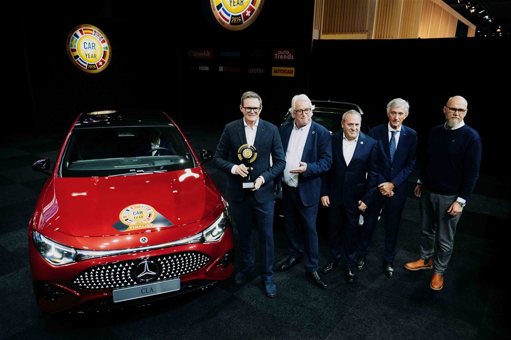 Tamamen elektrikli yeni CLA, Avrupa’da “2026 Yılın Otomobili” ödülünü kazandı